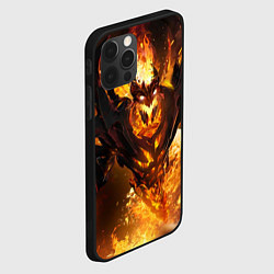 Чехол для iPhone 12 Pro Max Nevermore Hell, цвет: 3D-черный — фото 2
