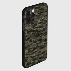 Чехол для iPhone 12 Pro Max Камуфляж рыбака, цвет: 3D-черный — фото 2