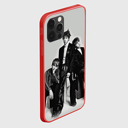 Чехол для iPhone 12 Pro Max BTS Grey, цвет: 3D-красный — фото 2