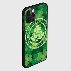 Чехол для iPhone 12 Pro Max Ireland, Happy St. Patricks Day, цвет: 3D-черный — фото 2