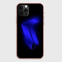 Чехол для iPhone 12 Pro Max Titan: Black collection, цвет: 3D-светло-розовый