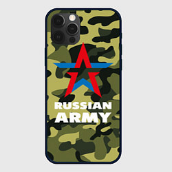 Чехол для iPhone 12 Pro Max Russian army, цвет: 3D-черный