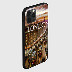 Чехол для iPhone 12 Pro Max Улицы старого Лондона, цвет: 3D-черный — фото 2