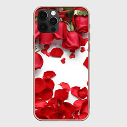 Чехол для iPhone 12 Pro Max Сильные чуства, цвет: 3D-светло-розовый