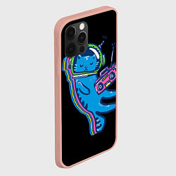 Чехол для iPhone 12 Pro Max Космокот 1, цвет: 3D-светло-розовый — фото 2