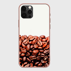 Чехол для iPhone 12 Pro Max Coffee, цвет: 3D-светло-розовый