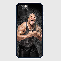 Чехол для iPhone 12 Pro Max Dwayne Johnson, цвет: 3D-черный