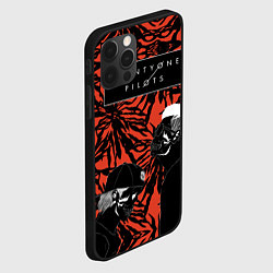 Чехол для iPhone 12 Pro Max Twenty One Pilots, цвет: 3D-черный — фото 2