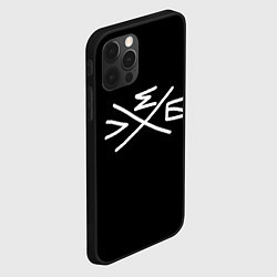Чехол для iPhone 12 Pro Max Хлеб: символ, цвет: 3D-черный — фото 2