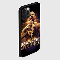 Чехол для iPhone 12 Pro Max Mayweather vs McGregor, цвет: 3D-черный — фото 2