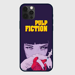 Чехол для iPhone 12 Pro Max Pulp Fiction: Dope Heart, цвет: 3D-черный