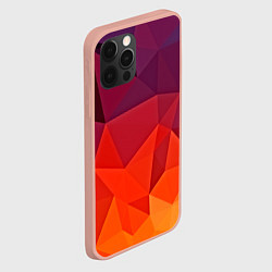 Чехол для iPhone 12 Pro Max Geometric, цвет: 3D-светло-розовый — фото 2