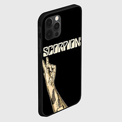 Чехол для iPhone 12 Pro Max Scorpions Rock, цвет: 3D-черный — фото 2