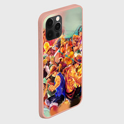 Чехол для iPhone 12 Pro Max Ван-Пис, цвет: 3D-светло-розовый — фото 2