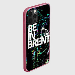 Чехол для iPhone 12 Pro Max Be in brent, цвет: 3D-малиновый — фото 2