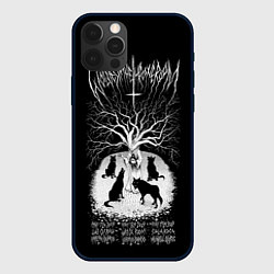 Чехол iPhone 12 Pro Max Wolves in the Throne Room
