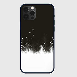 Чехол для iPhone 12 Pro Max Ночная полянка, цвет: 3D-черный