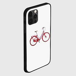 Чехол для iPhone 12 Pro Max Велосипед, цвет: 3D-черный — фото 2