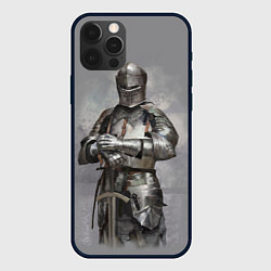 Чехол для iPhone 12 Pro Max Рыцарь, цвет: 3D-черный