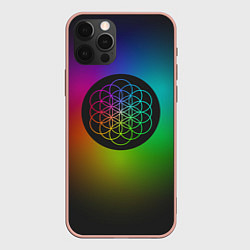 Чехол для iPhone 12 Pro Max Coldplay Colour, цвет: 3D-светло-розовый