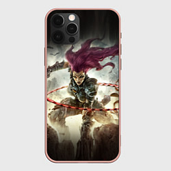 Чехол для iPhone 12 Pro Max Darksiders Warrior, цвет: 3D-светло-розовый