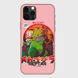 Чехол для iPhone 12 Pro Max Godzilla Reptar, цвет: 3D-светло-розовый