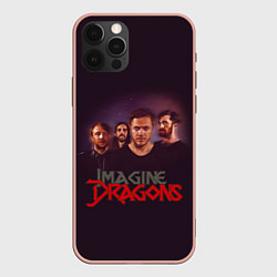 Чехол для iPhone 12 Pro Max Группа Imagine Dragons, цвет: 3D-светло-розовый
