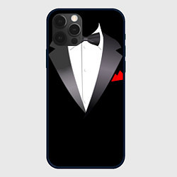 Чехол для iPhone 12 Pro Max Смокинг мистера, цвет: 3D-черный