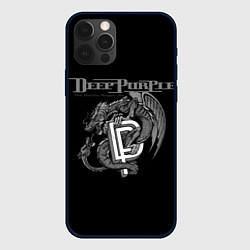 Чехол для iPhone 12 Pro Max Deep Purple: Dark Dragon, цвет: 3D-черный