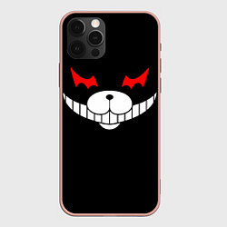 Чехол для iPhone 12 Pro Max Monokuma Black, цвет: 3D-светло-розовый