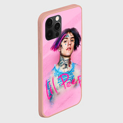 Чехол для iPhone 12 Pro Max Lil Peep: Pink Style, цвет: 3D-светло-розовый — фото 2