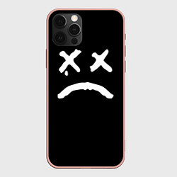 Чехол для iPhone 12 Pro Max Lil Peep: RIP Smile, цвет: 3D-светло-розовый