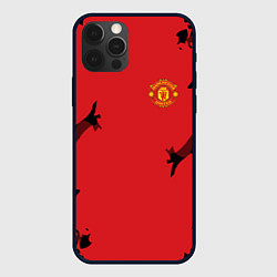 Чехол для iPhone 12 Pro Max FC Manchester United: Red Original, цвет: 3D-черный