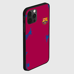 Чехол для iPhone 12 Pro Max FC Barcelona: Purple Original, цвет: 3D-черный — фото 2