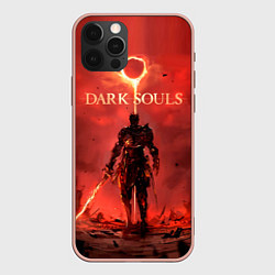 Чехол для iPhone 12 Pro Max Dark Souls: Red Sunrise, цвет: 3D-светло-розовый
