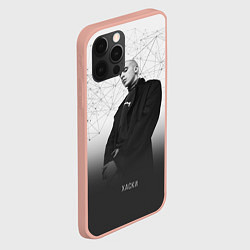 Чехол для iPhone 12 Pro Max Хаски: Геометрия, цвет: 3D-светло-розовый — фото 2
