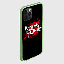 Чехол для iPhone 12 Pro Max My Chemical Romance: Blood, цвет: 3D-салатовый — фото 2