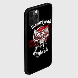Чехол для iPhone 12 Pro Max Motorhead England, цвет: 3D-черный — фото 2