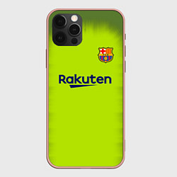 Чехол для iPhone 12 Pro Max FC Barcelona: Home 18/19, цвет: 3D-светло-розовый