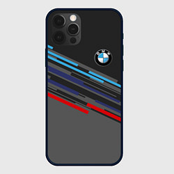 Чехол для iPhone 12 Pro Max BMW BRAND COLOR, цвет: 3D-черный