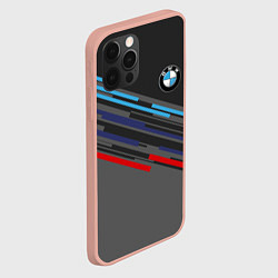 Чехол для iPhone 12 Pro Max BMW BRAND COLOR, цвет: 3D-светло-розовый — фото 2
