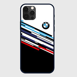 Чехол для iPhone 12 Pro Max BMW BRAND COLOR БМВ, цвет: 3D-черный