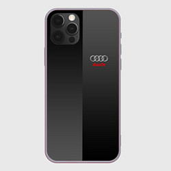 Чехол для iPhone 12 Pro Max Audi: Metallic Style, цвет: 3D-серый