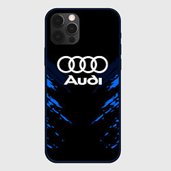 Чехол для iPhone 12 Pro Max Audi: Blue Anger, цвет: 3D-черный