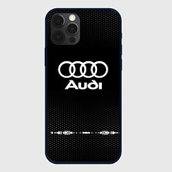 Чехол для iPhone 12 Pro Max Audi: Black Abstract, цвет: 3D-черный