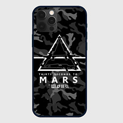 Чехол для iPhone 12 Pro Max 30 STM Camo, цвет: 3D-черный