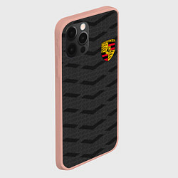 Чехол для iPhone 12 Pro Max Porsche: Grey Sport, цвет: 3D-светло-розовый — фото 2