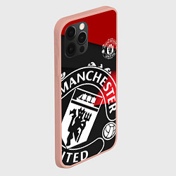 Чехол для iPhone 12 Pro Max FC Man United: Exclusive, цвет: 3D-светло-розовый — фото 2