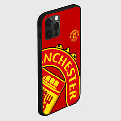 Чехол для iPhone 12 Pro Max FC Man United: Red Exclusive, цвет: 3D-черный — фото 2