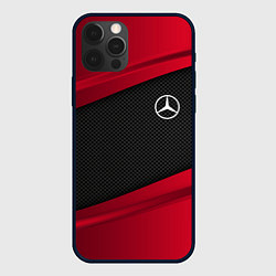 Чехол для iPhone 12 Pro Max Mercedes Benz: Red Sport, цвет: 3D-черный